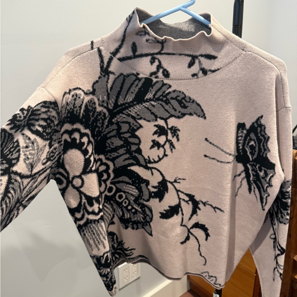 Maeve Carys Mock Neck Sweater, XXS, sold out style
